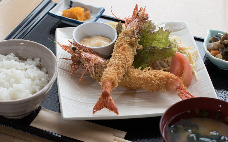 大海老フライ定食